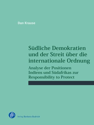 cover image of Südliche Demokratien und der Streit über die internationale Ordnung